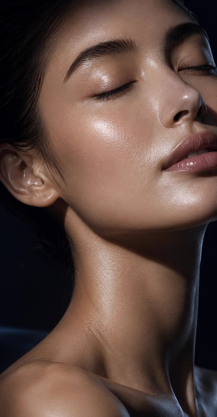Portrait in clinical lighting